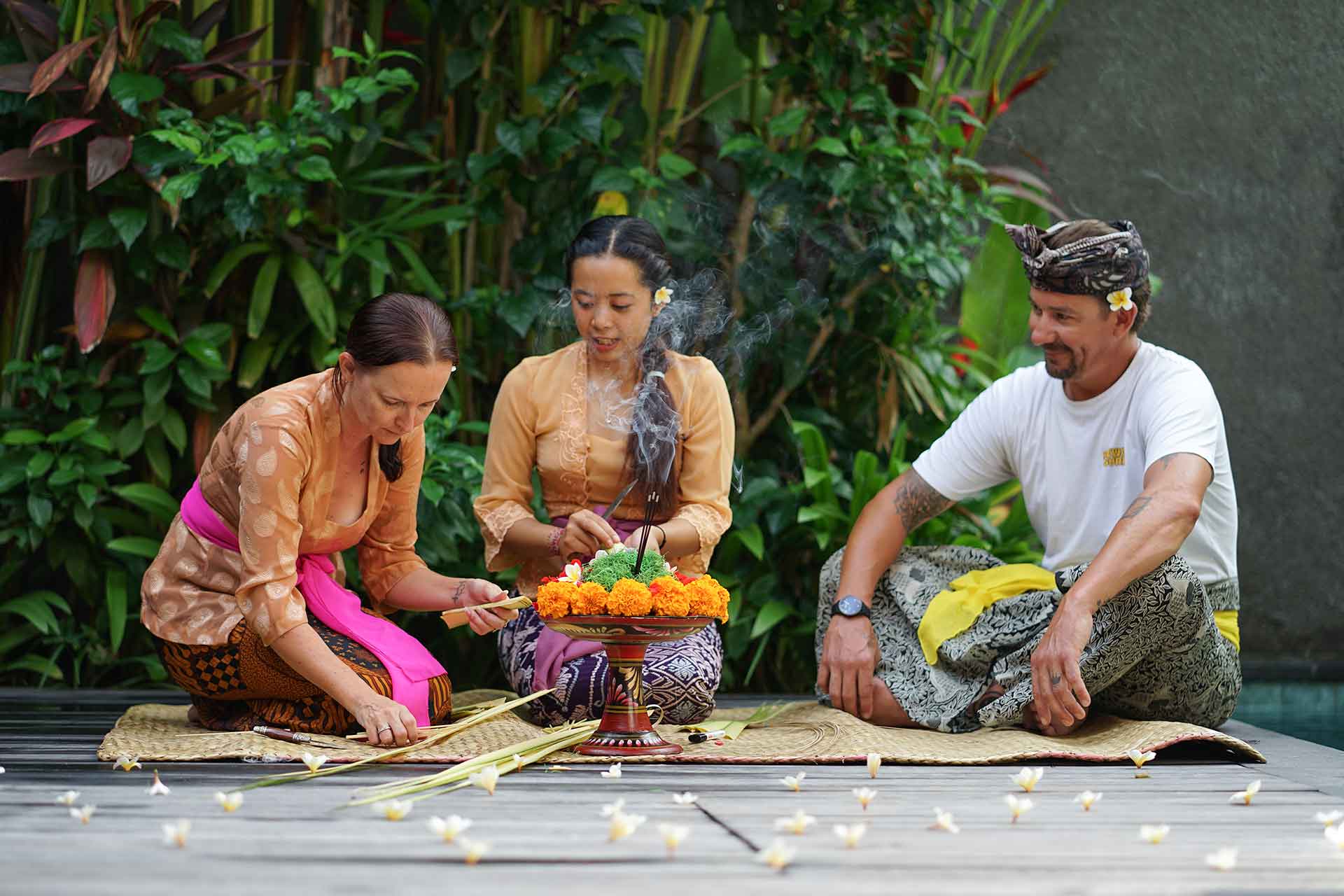 Balinese Offering Making in Ketewel